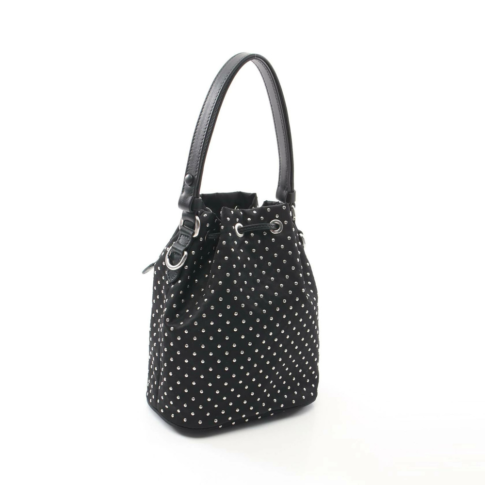 Prada Handbag Studded Black